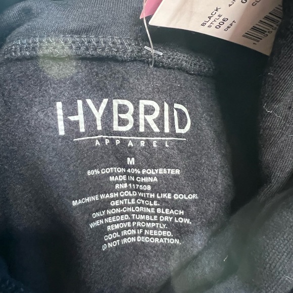 Hybrid womens medium crop top black Chicago bulls logo new with tags - Picture 5 of 5